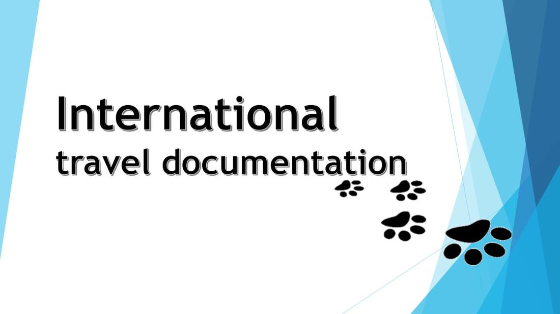 international pet travel documentation